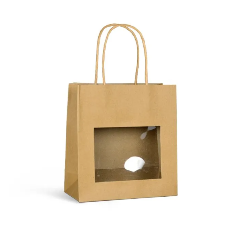 Sac cadeau avec fenetre pour coffrets